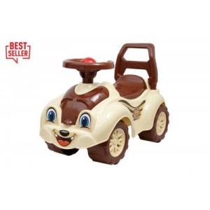 Premergator pentru copii 1 an+, Ride-on , masinuta vesela, cu claxon, veverita - Img 2