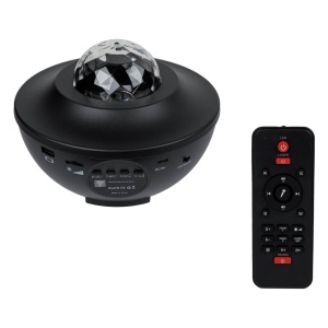 Proiector LED pentru camera cu efect de valuri oceanice, Laser, Telecomanda si redare muzica USB