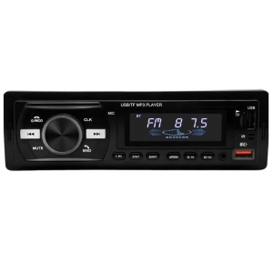 Radio MP3 Player Auto, cu Bluetooth, Afisaj in 7 Culori, 1Din, Telecomanda, Negru - Img 10