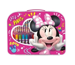 Servietă Creativă Minnie, cu 34 de Accesorii, 3ani+, 33x2x25cm - Img 1