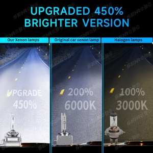 Set 2 becuri auto Xenon D1S Super Vision 6000K 70W - Img 5