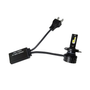 Set 2 becuri LED H4 V88S Canbus, cu putere 380W, 18000Lm, 6000K, lumina alba-rece - Img 3
