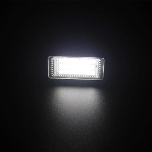 Set 2 lampi LED pentru numar auto, compatibil VW, fara eroare de bec ars, lumina alb-rece - Img 7