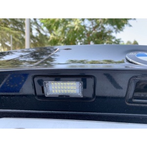 Set 2 lampi LED pentru numar auto, fara eroare de bec ars, compatibil BMW, lumina alb-rece - Img 3