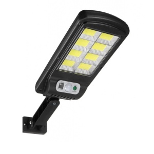 Set 2 x lampi solare stradale cu 8 cadre, 30W 160 LED-uri, Senzor de lumina si miscare - Img 5