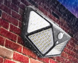 Set 3 Lampi ULTRA 100 LED Solare cu senzor de miscare si lumina 3 moduri ILUMINARE - Img 6