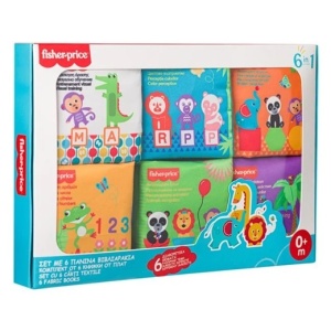 Set 6 carti educative cu activitati din material textil, Cu animalute si cifre, Pentru dezvoltarea abilitatilor - Img 3