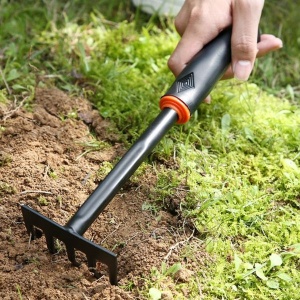 Set 6 unelte pentru gradinarit, din plastic dur si otel, Dimensiuni 30-39 cm - Img 10