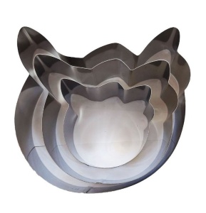 Set de 3 piese pentru copt blaturi de tort in forma de Hello Kitty - Img 3