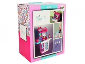 Set de infrumusetare portabil cu gentuta si accesorii pentru copii de 3 ani+, Roz - Img 9