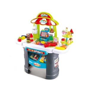 Set Joaca Supermarket pentru Copii de 3 ani+, Multiple Accesorii, Plastic, Multicolor - Img 2