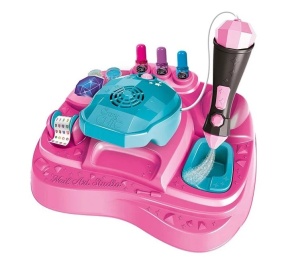 Set manichiura pentru fetite cu 10 accesorii, 6ani+, Roz