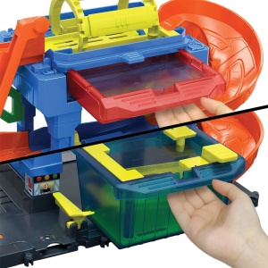 Spalatorie auto Hot Wheels, dimensiune 35.5x10x25cm, multicolor - Img 2
