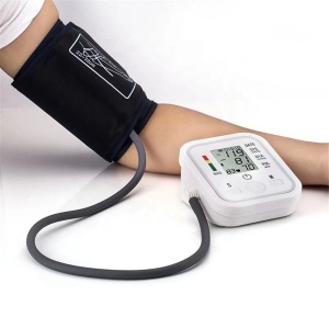 Tensiometru Digital cu Ecran LCD, 0-300mmHg, Puls 40-200 bpm, Senzor Automat, Alb - Img 2