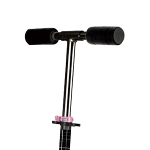 Trotineta din aluminiu, Greutate maxima 50kg, Culoare negru-roz - Img 2