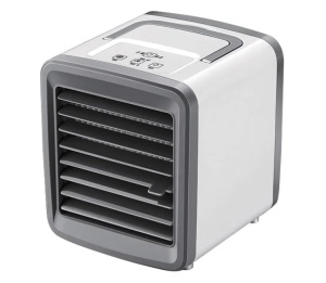 Ventilator portabil tip Air Cooler cu pulverizare, 2 viteze, Alimentare USB, Functionare silentioasa