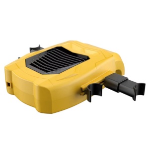 Ventilator universal pentru scaunul masinii, portabil, din ABS, cu 3 viteze, 19x3.5x3.5 cm, galben - Img 8