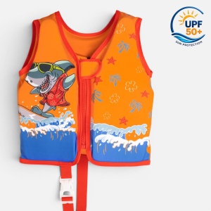 Vesta inot pentru copii 1-3 Ani/11-19kg, Bestway, Protectie solara UPF50+, Portocaliu - Img 4