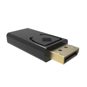 Adaptor DisplayPort la HDMI pentru TV/Proiector Viteza 10.8 GB/s, Negru - Img 1