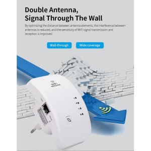 Amplificator semnal WiFi/Range Extender, 300 Mbps, WLAN 2.4 GHz - Img 11