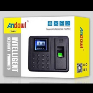 Aparat de control acces cu amprenta digitala si/sau cod pin, contorizare angajati, Andowl Q-A27, negru - Img 2