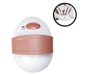 Aparat Masaj Anti Celulita, 3 capete duble rotative, 2 viteze, 20x7x20 cm, alb/crem - Img 4