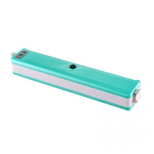 Aparat pentru sigilarea si vidarea pungilor, 100 W, lungime 35 cm, turcoaz - Img 1