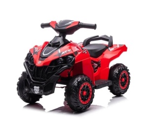 ATV electric pentru copii, 12V, 9 luni-3 ani, redare muzica, 30 kg, rosu