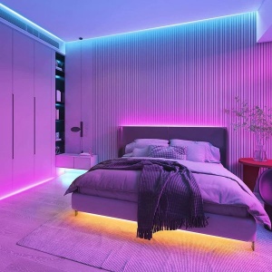 Banda LED 10m RGB cu telecomanda si control prin aplicatie - Img 2