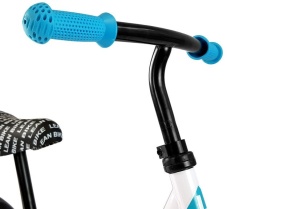 Bicicleta fara pedale pentru copii 2 ani+, Massimo, alb cu albastru - Img 6