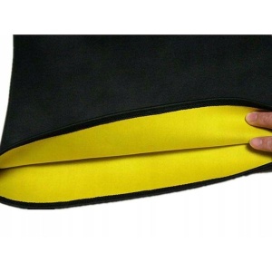 Bluza cu maneca lunga pentru slabit, pentru femei, din neopren Negru-Galben - Img 3