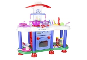 Bucatarie de jucarie, Little Chef cu 48 de accesorii, multicolora - Img 2