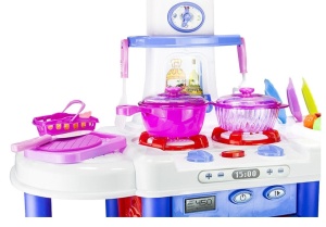 Bucatarie de jucarie, Little Chef cu 48 de accesorii, multicolora - Img 5
