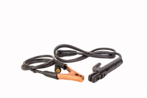 Cabluri sudura Micul Fermier cleste masa + portelectrod dimensiune conectori 35-50 300A - Img 1