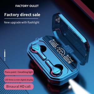 Casti In-Ear Wireless, Bluetooth 5.0, Microfon Incorporat, Afisaj LCD, 50Hz-KHz, 108dB, 16Ω, 1,5A, 5V, Negru - Img 2