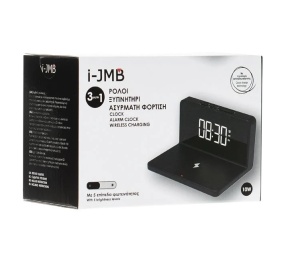 Ceas Desteptator, Baza de Incarcare Wireless, 10W, Ecran LCD, negru - Img 3