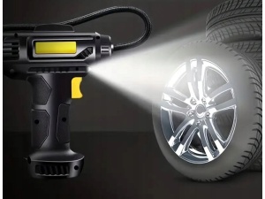 Compresor auto 12 V 10 bari, Putere 120 W, LED si manometru integrat - Img 5