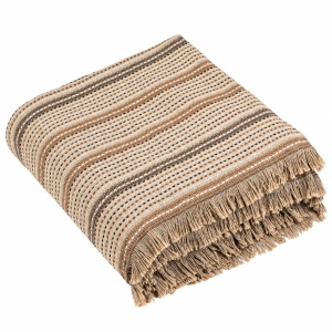 Cuvertura Decorativa pentru Canapea 3 Locuri , Dimensiune 280x180cm, Culoare Bej Maro