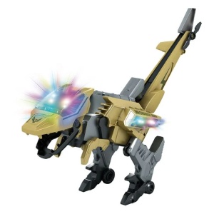 Dinozaur/elicopter Transformer, cu sunet si lumini, functie miscare