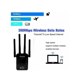 Extender WiFi cu o singur banda 2,4 GHz, 300Mbps, negru - Img 3
