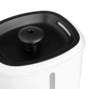 Fantana dispenser de apa pentru animale de companie, Cablu USB, Capacitate 2.5L, Alb - Img 4