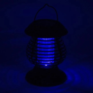 Felinar solar de masa cu LED 1.2V Anti Insecte 2 in 1 Negru - Img 3