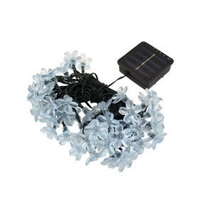 Ghirlanda Luminoasa Solara Flori de Cires cu 50 LED-uri, Lumina Alba Calda/Multicolora, 5m Lungime - Img 20