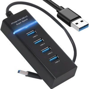 Hub USB cu 4 porturi USB 3.0 viteza transfer de pana la 5Gbps - Img 9