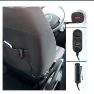 Incarcator Auto Smart Charge, 3 Porturi USB & TYPE C, DC/DC 12-24V, Negru - Img 3