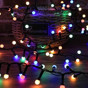 Instalatie de Lumini cu 300 LED-uri RGB, 15m Lungime, cu Lumina Calda/Rece/Multicolora - Img 9