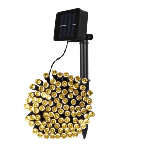 Instalatie Luminoasa Solara, 33m, 300 LED-uri, cu Telecomanda, Alb Cald/Rece, Albastru sau RGB - Img 6