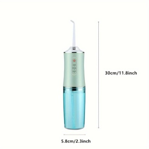 Irigator oral pentru dus bucal, 4 accesorii si 3 moduri curatare, Capacitate 220mL - Img 15