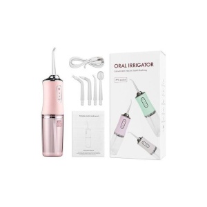 Irigator oral pentru dus bucal, 4 accesorii si 3 moduri curatare, Capacitate 220mL - Img 19