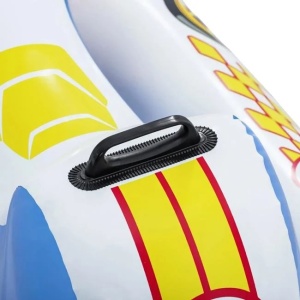 Jet Ski Gonflabil pentru copii 3 ani+, Bestway, cu Manere, 1.10x0.75m, Alb-albastru - Img 3